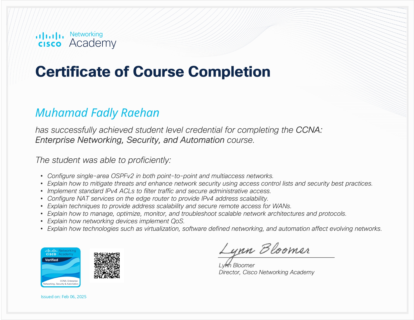 Cert 1